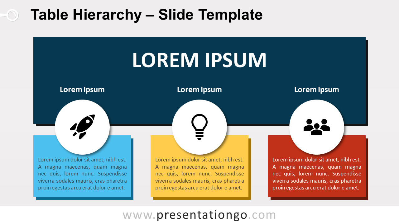 Free Table Hierarchy for PowerPoint and Google Slides