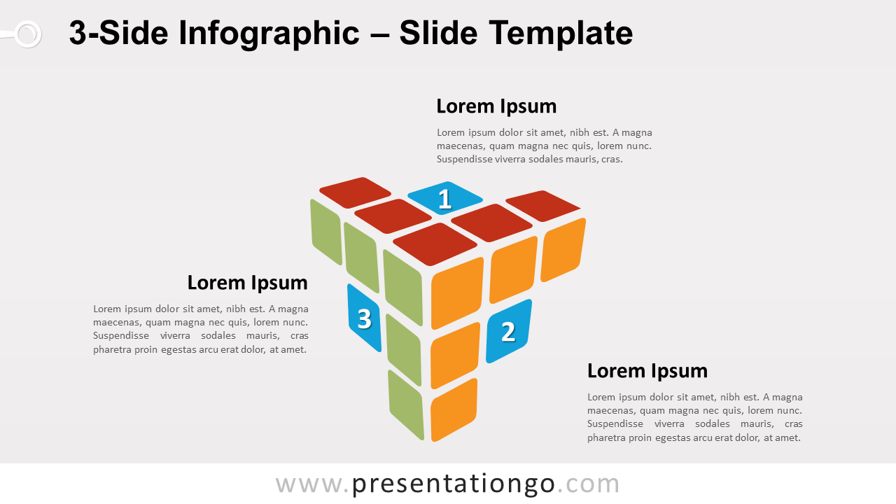 Free 3-Side Infographic for PowerPoint and Google Slides