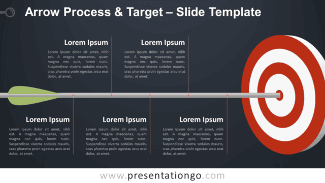 Arrow Process and Target - Free Template for PowerPoint and Google Slides