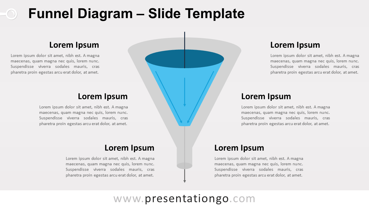 Free Funnel Diagram for PowerPoint and Google Slides