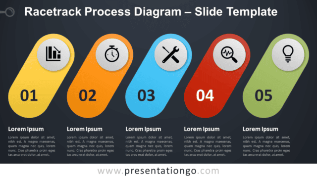 Racetrack Process Diagram for PowerPoint and Google Slides Free Racetrack Process Diagram for PowerPoint and Google Slides