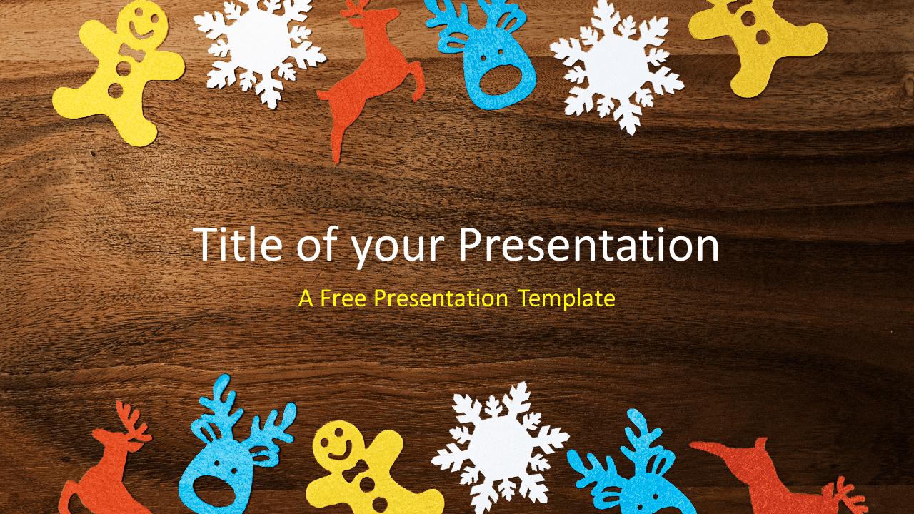 Free Winter Ornaments Template for PowerPoint and Google Slides