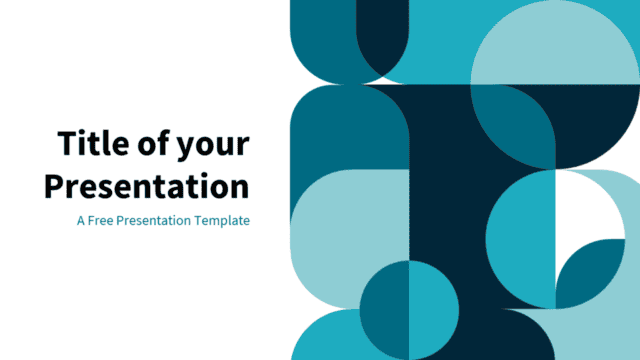 Blue - Abstract Geometry Template for PowerPoint and Google Slides Blue - Free Abstract Geometry Template for PowerPoint and Google Slides