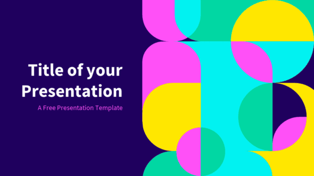 Eighties - Abstract Geometry Template for PowerPoint and Google Slides Eighties - Free Abstract Geometry Template for PowerPoint and Google Slides