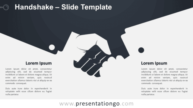 Handshake Template Slide for PowerPoint and Google Slides Free Handshake Template Slide for PowerPoint and Google Slides