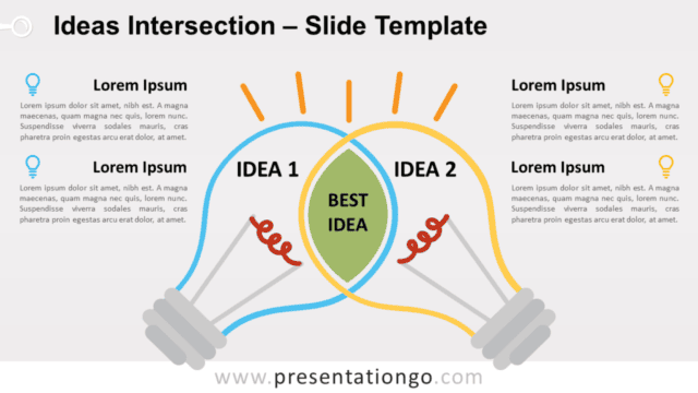 Free Ideas Intersection for PowerPoint and Google Slides