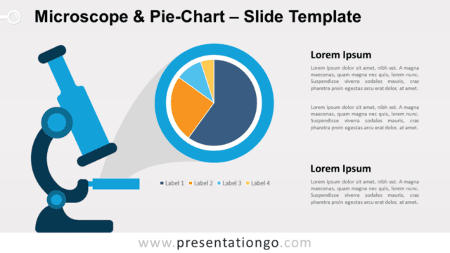 Microscope and Pie-Chart for PowerPoint Free Microscope and Pie-Chart for PowerPoint