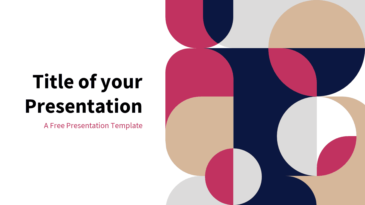 Premium - Free Abstract Geometry Template for PowerPoint and Google Slides
