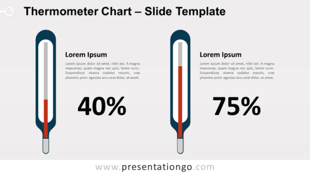 Thermometer Chart for PowerPoint and Google Slides Free Thermometer Chart for PowerPoint and Google Slides