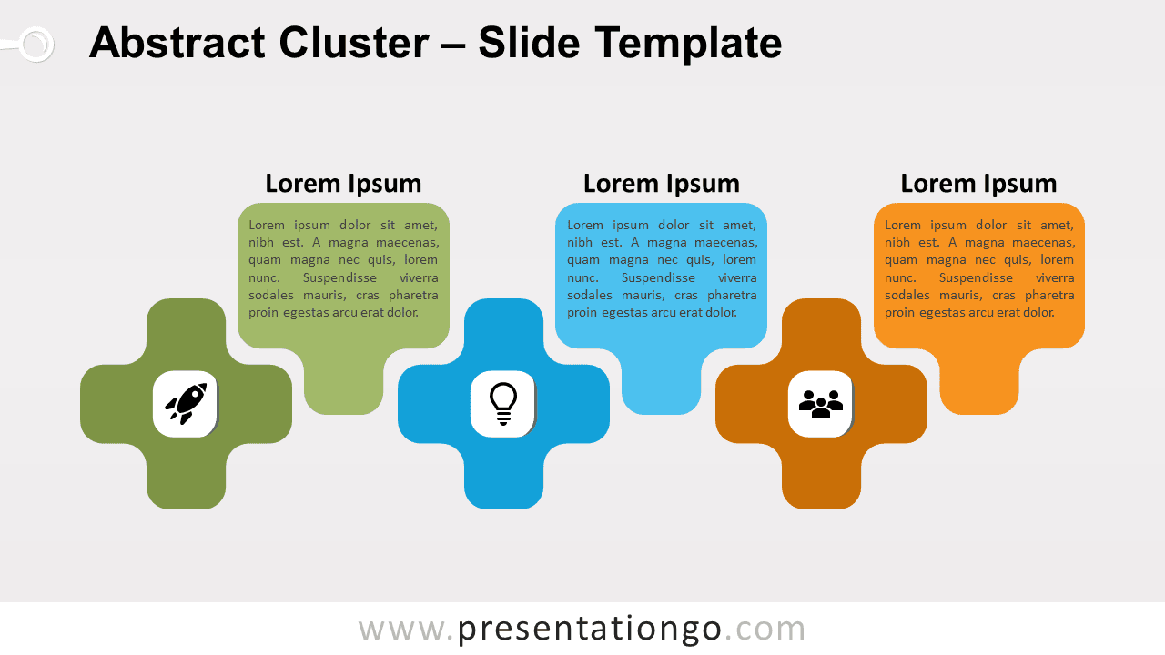 Free Abstract Cluster for PowerPoint and Google Slides