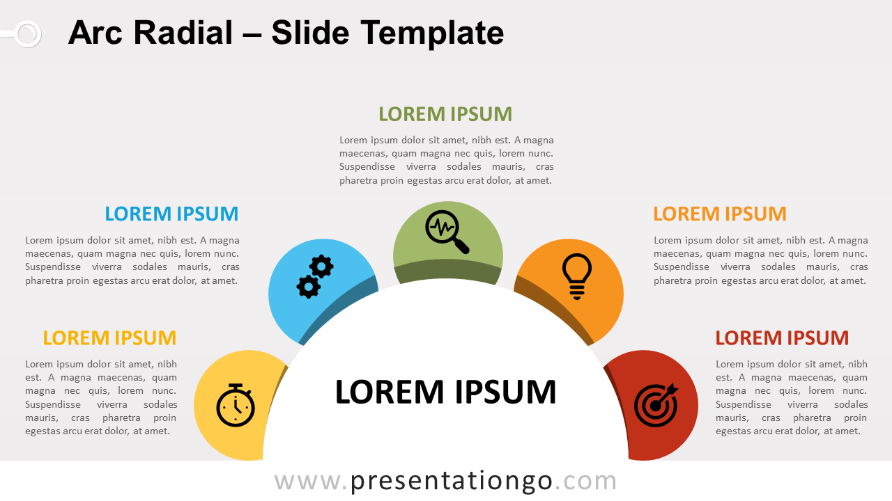 Free Arc Radial for PowerPoint and Google Slides