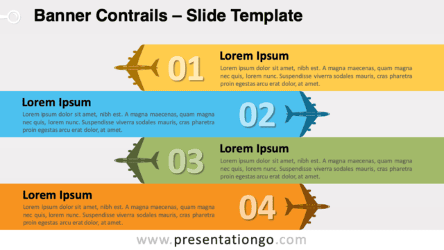 Banner Contrails for PowerPoint and Google Slides Free Banner Contrails for PowerPoint and Google Slides