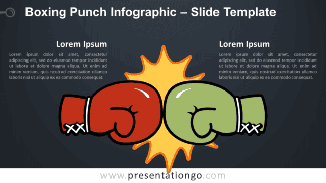 Boxing Punch Infographic for PowerPoint and Google Slides Free Boxing Punch Infographic for PowerPoint and Google Slides