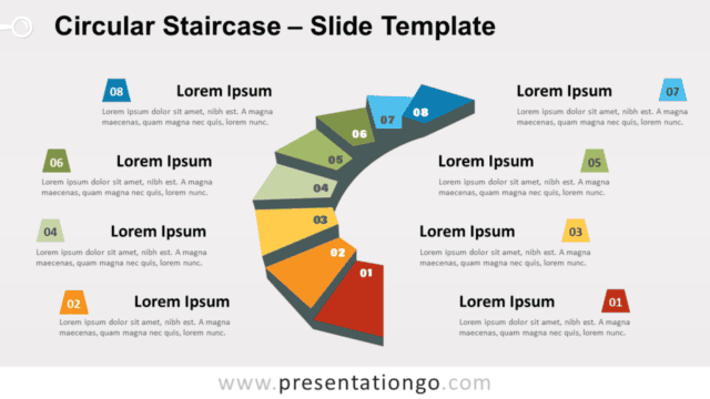 Circular Staircase for PowerPoint and Google Slides Free Circular Staircase for PowerPoint and Google Slides