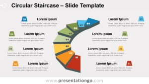 Free Circular Staircase for PowerPoint and Google Slides