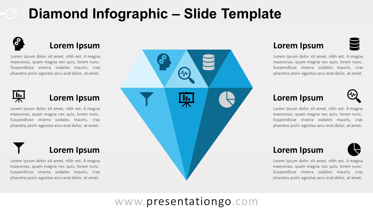 Free Diamond for PowerPoint and Google Slides