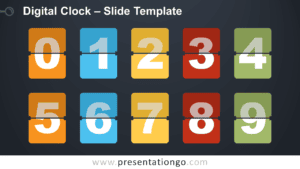 Free Digital Clock for PowerPoint and Google Slides