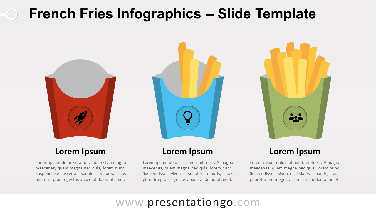 Free French Fries Infographic for PowerPoint and Google Slides