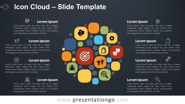 Free Icon Cloud Infographic for PowerPoint and Google Slides