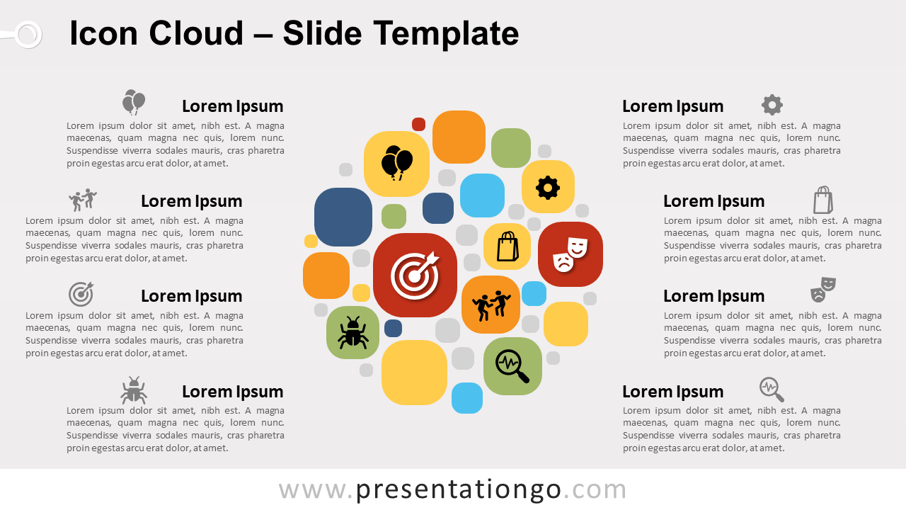 Free Icon Cloud for PowerPoint and Google-Slides
