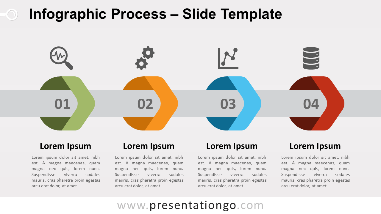 Free Infographic Arrows Process for PowerPoint and Google Slides