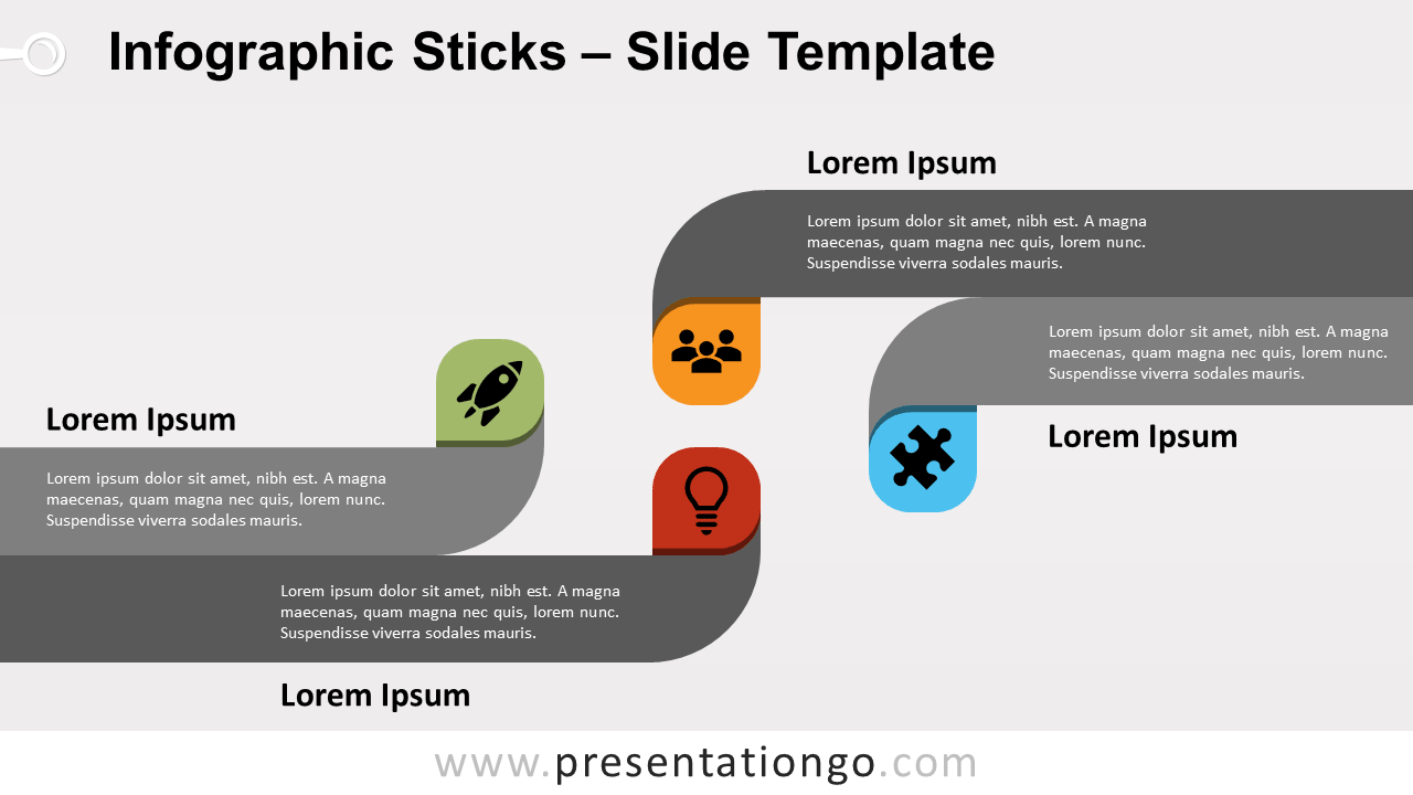 Free Infographic Sticks for PowerPoint and Google Slides