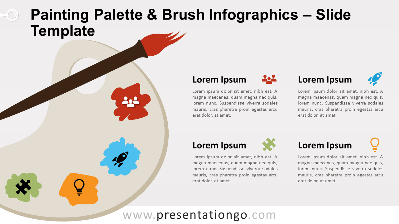 Free Painting Palette Brush for PowerPoint and Google Slides