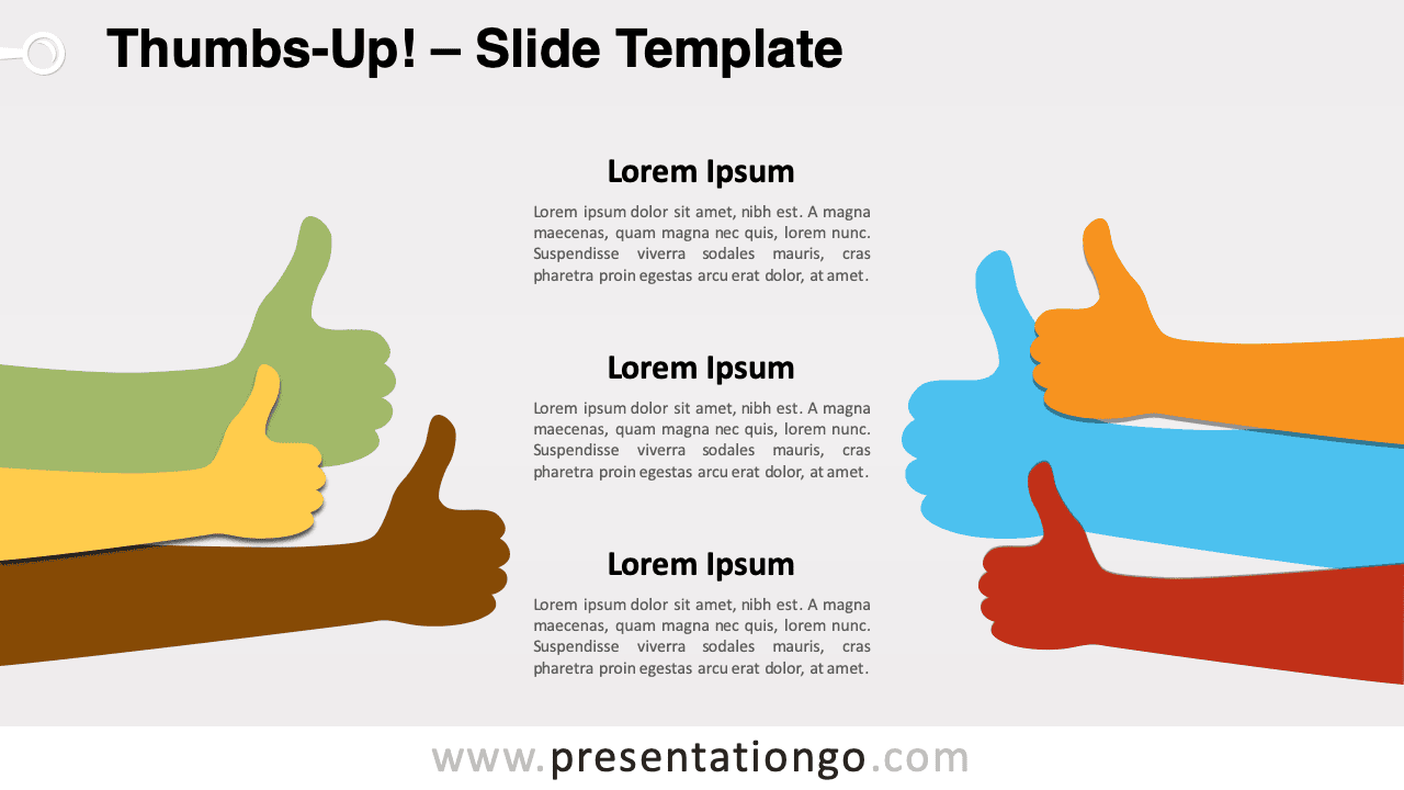 Free Thumbs-Up for PowerPoint and Google Slides