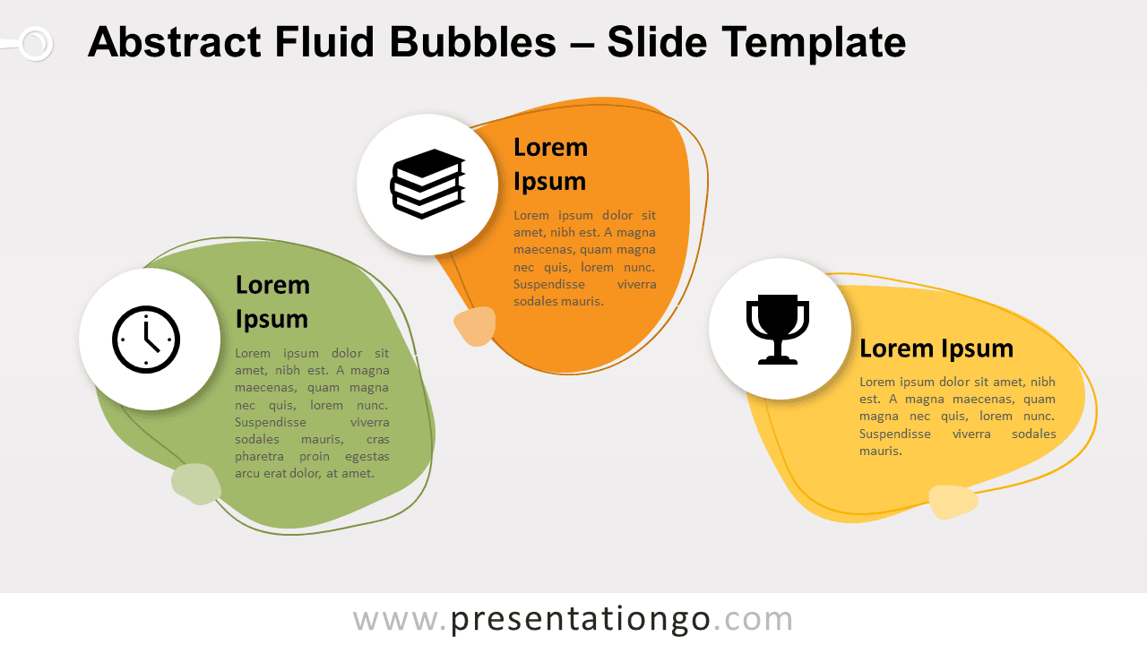 Free Abstract Fluid Bubbles for PowerPoint and Google Slides