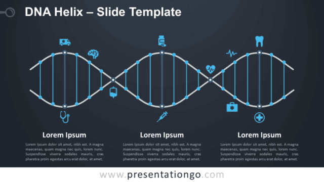 DNA Helix Infographic for PowerPoint and Google Slides Free DNA Helix Infographic for PowerPoint and Google Slides