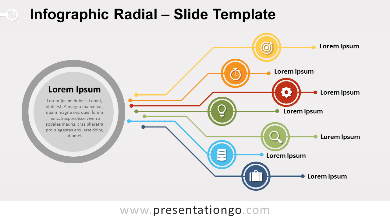 Free Infographic Radial for PowerPoint and Google Slides