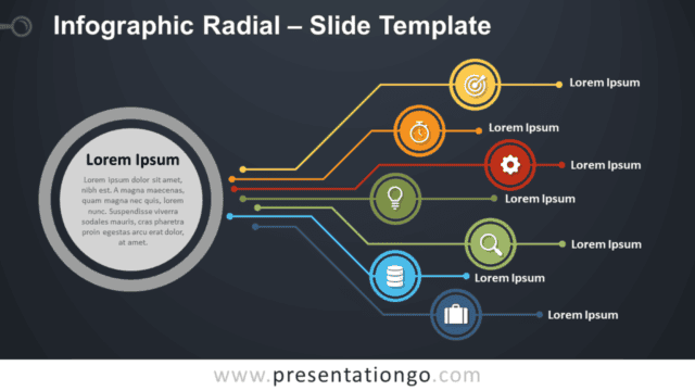 Free Infographic Radial Slide for PowerPoint and Google Slides