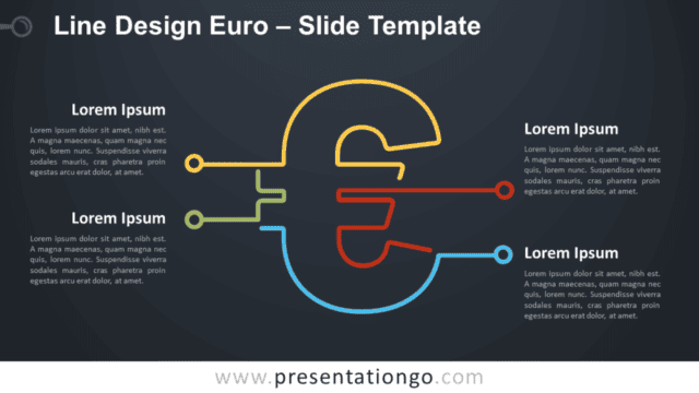 Line Design Euro Infographic for PowerPoint and Google Slides Free Line Design Euro Infographic for PowerPoint and Google Slides