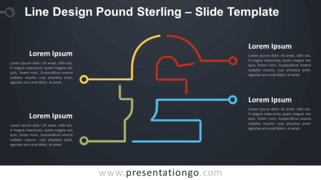 Line Design Pound Sterling Infographic for PowerPoint and Google Slides Free Line Design Pound Sterling Infographic for PowerPoint and Google Slides