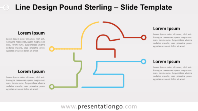 Line Design Pound Sterling for PowerPoint and Google Slides Free Line Design Pound Sterling for PowerPoint and Google Slides