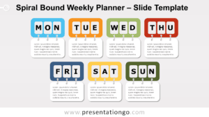 Free Spiral Bound Weekly Planning for PowerPoint and Google Slides