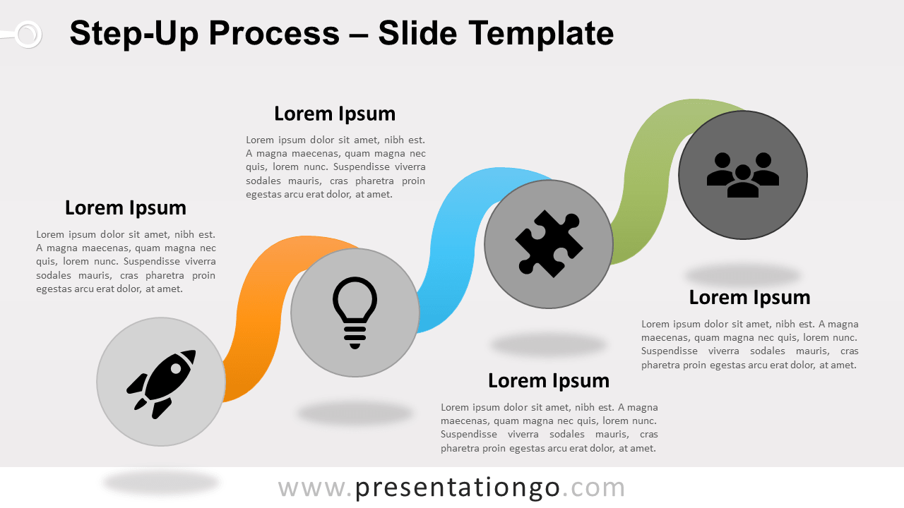 Free Step-Up Process for PowerPoint and Google Slides