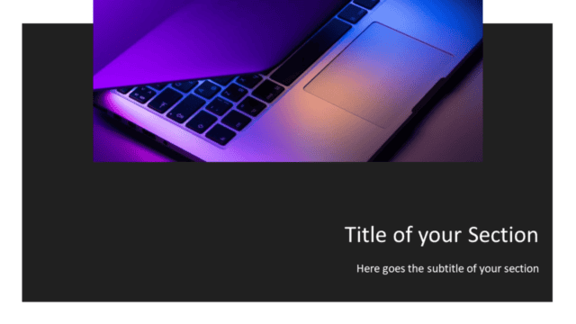 Tech Template for Powerpoint and Google Slides - Section Header Free Tech Template for Powerpoint and Google Slides - Section Header