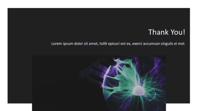 Tech Template for Powerpoint and Google Slides - Section Header Thank You Free Tech Template for Powerpoint and Google Slides - Section Header Thank You