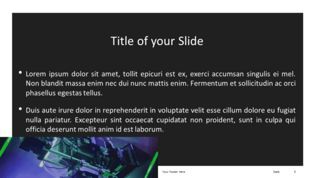 Tech Template for Powerpoint and Google Slides - Title Content Alternative Free Tech Template for Powerpoint and Google Slides - Title Content Alternative