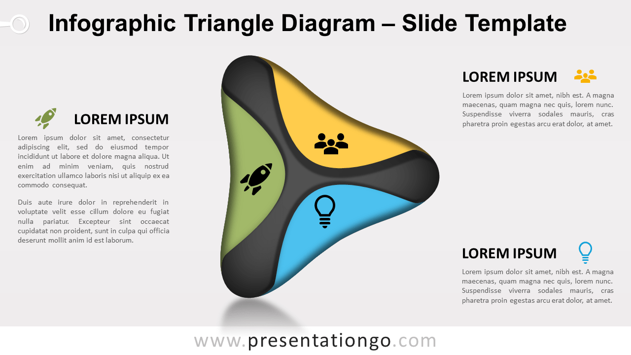 Free Triangle Diagram for PowerPoint and Google Slides
