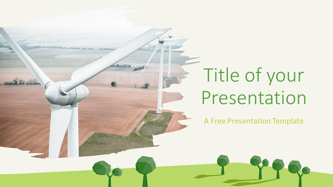 Free ECOLOGY Nature Template for Google Slides - Cover