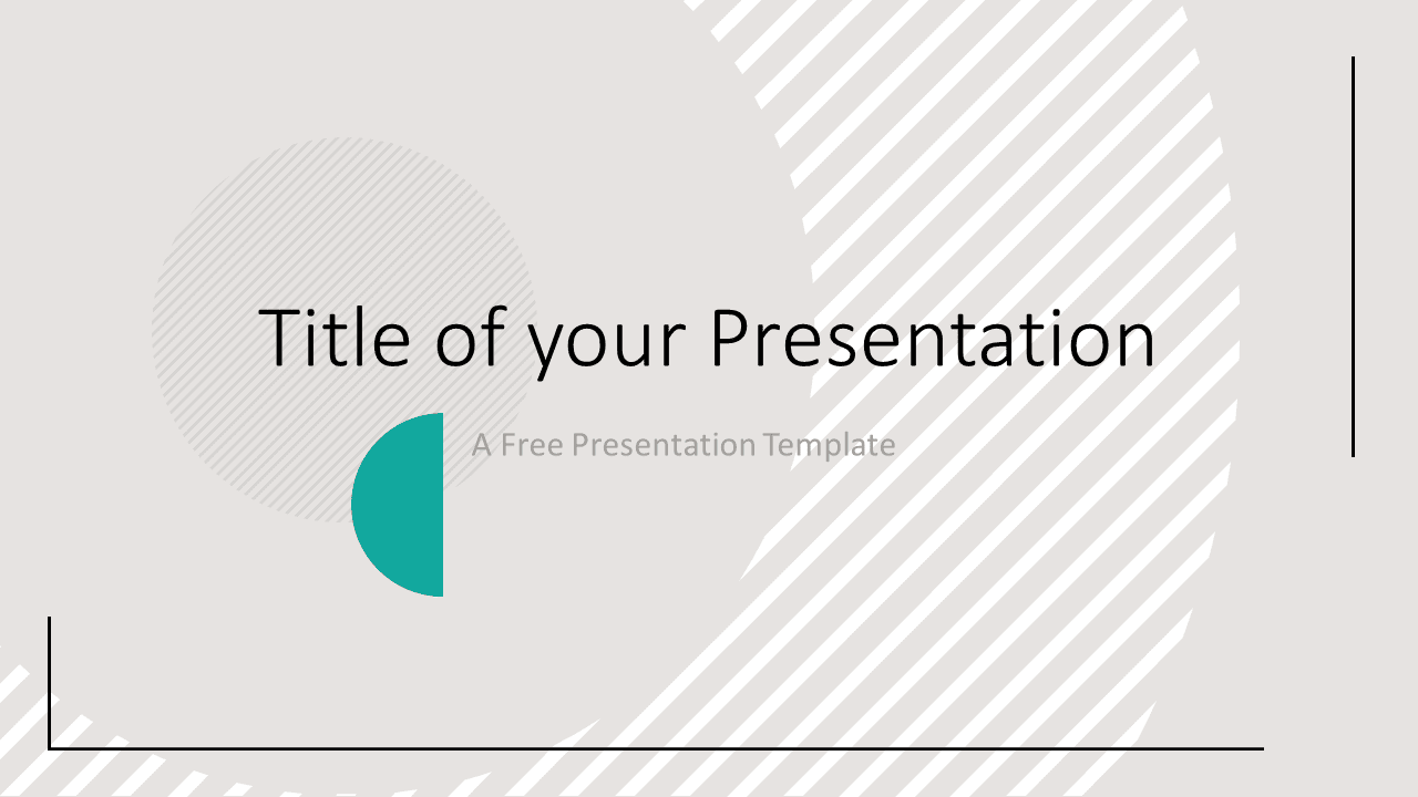 Free Abstract Geometry Template for Google Slides - Cover