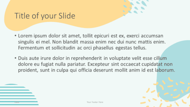 MEMPHIS Abstract Template for Google Slides -Title Content (variant 2) Free MEMPHIS Abstract Template for Google Slides -Title Content (variant 2)
