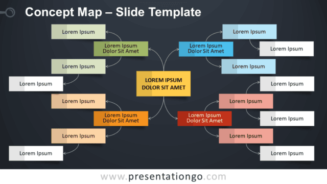 Concept Map Infographic for PowerPoint and Google Slides Free Concept Map Infographic for PowerPoint and Google Slides