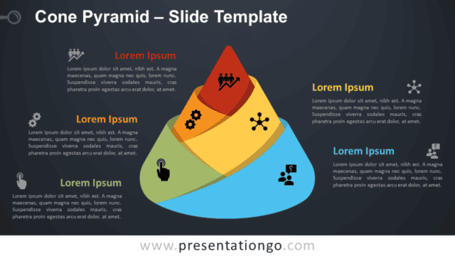 Cone Pyramid Diagram for PowerPoint and Google Slides Free Cone Pyramid Diagram for PowerPoint and Google Slides