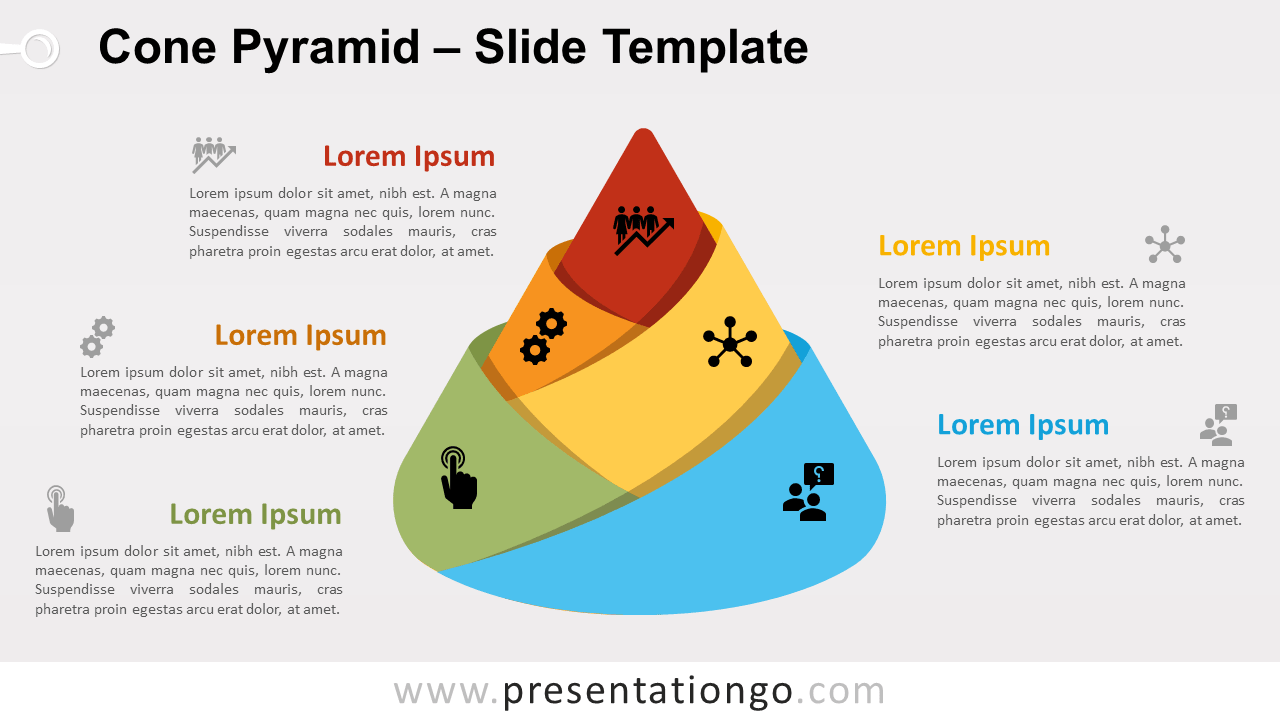 Free Cone Pyramid for PowerPoint and Google Slides