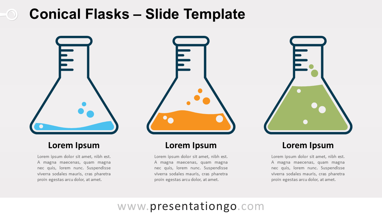 Free Conical Flasks for PowerPoint and Google Slides
