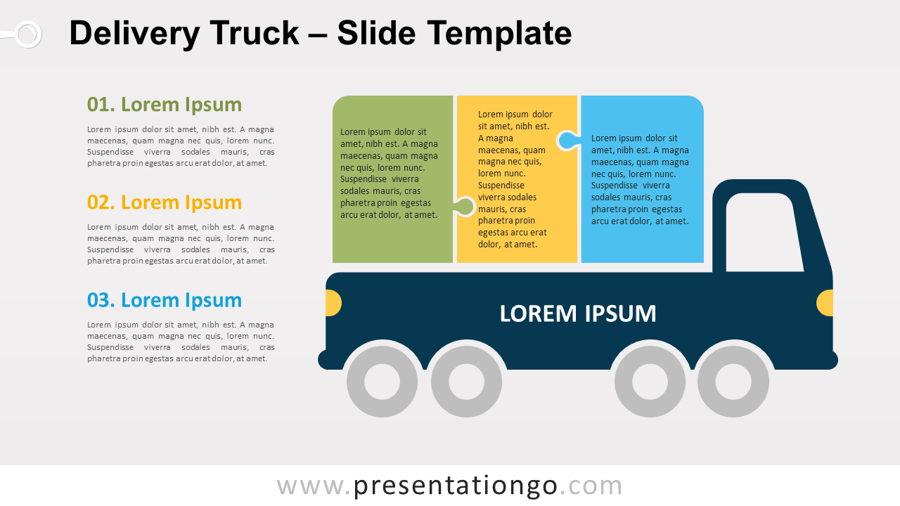 Free Delivery Truck for PowerPoint and Google Slides