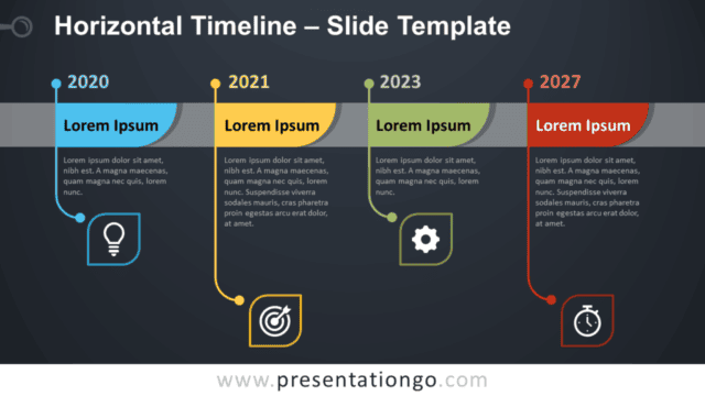 Horizontal Timeline Template for PowerPoint and Google Slides Free Horizontal Timeline Template for PowerPoint and Google Slides